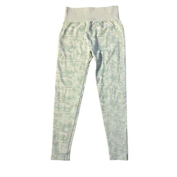 AYBL Pants - AYBL Light Green Camo Seamless Leggings